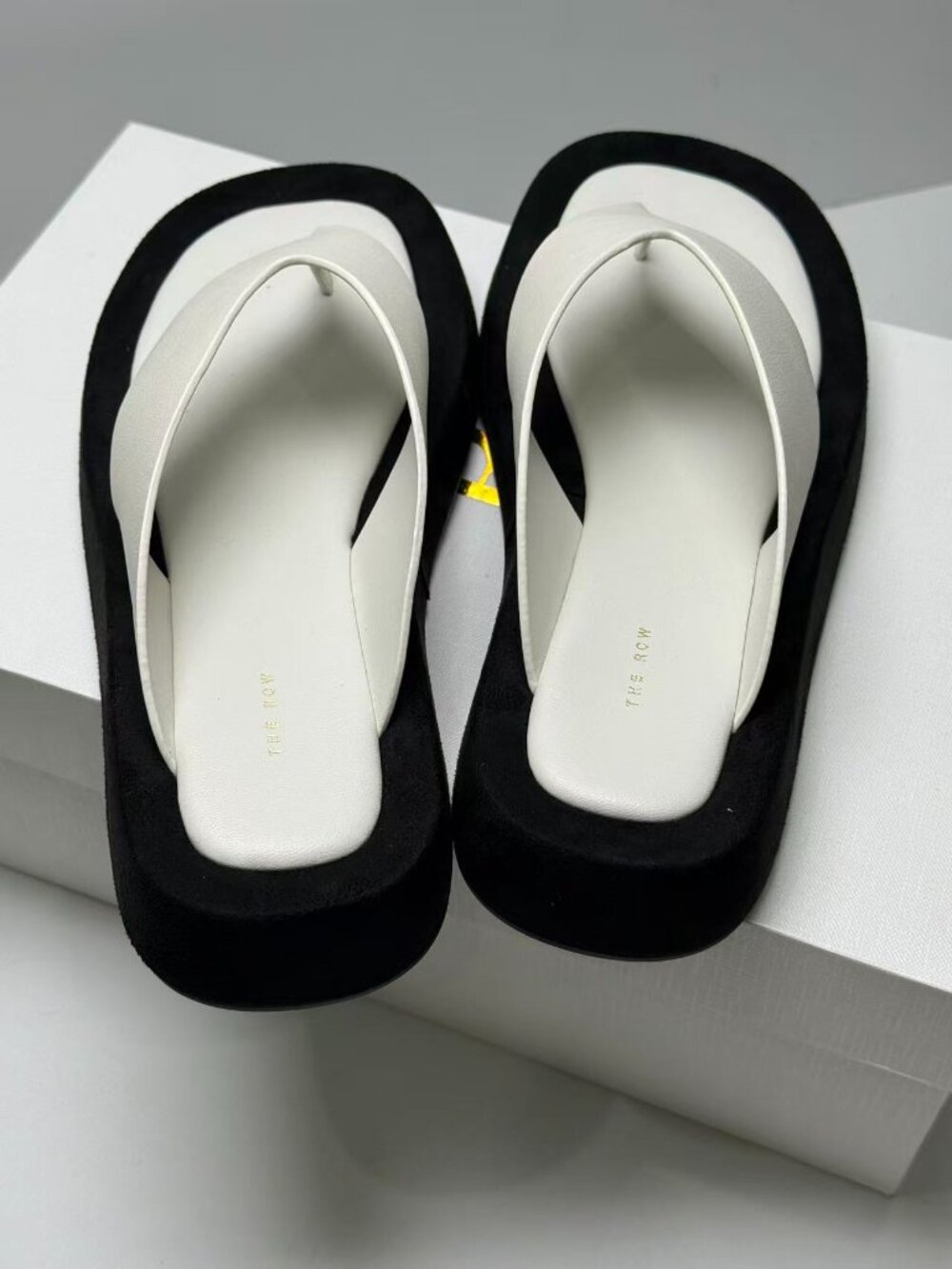 The Row women's Blackand White Sandals - Picture 3 of 5
